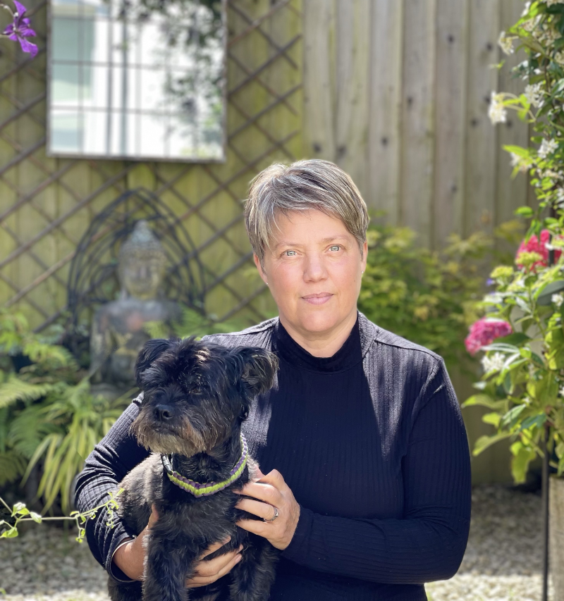 Hayley from Paws Services with Poppy